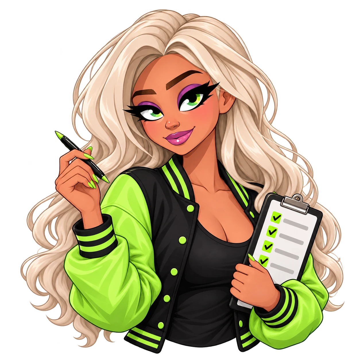 The Hubb character checking a single release checklist