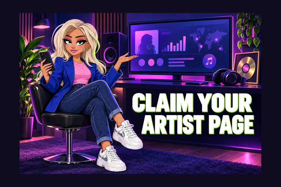 The Hubb character illustrating artist tools